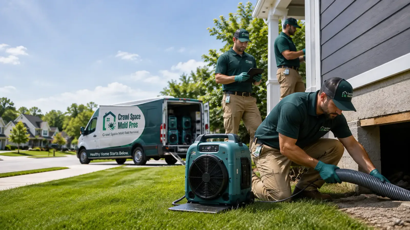 Crawl Space Mold Removal in Lucerne, MO